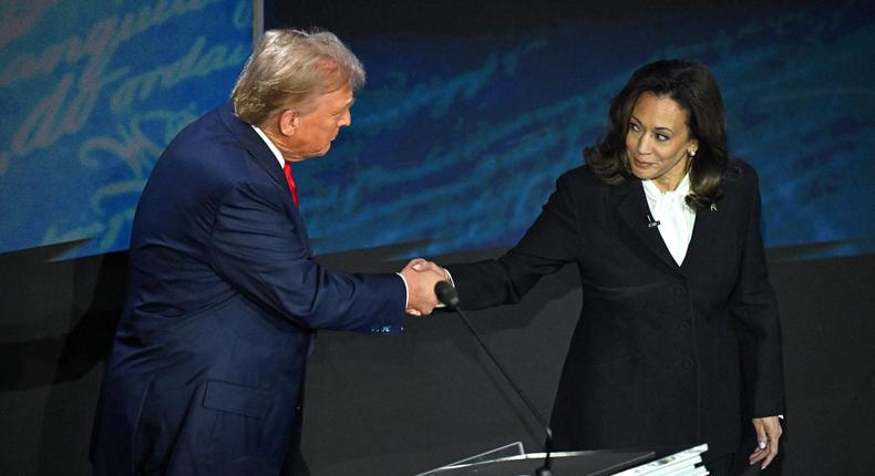 Vice President Kamala Harris repeatedly baited former President Donald Trump during their first debate against each other.Saul Loeb/AFP/Getty Images