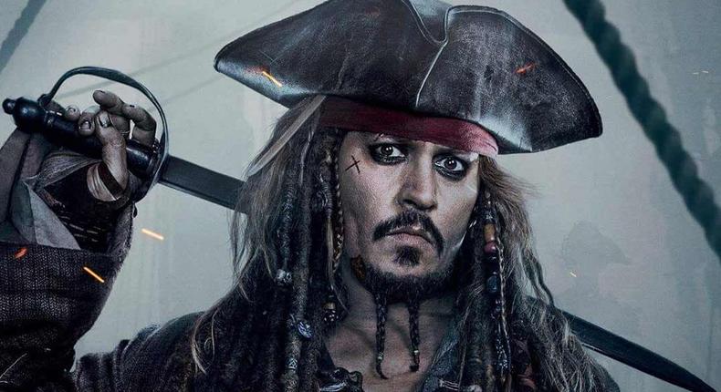 Johnny Depp incarne Jack Sparrow dans la saga 'Pirates des Caraïbes'