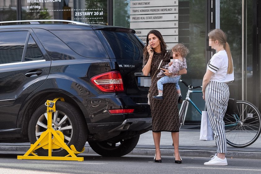 Weronika Rosati z córką