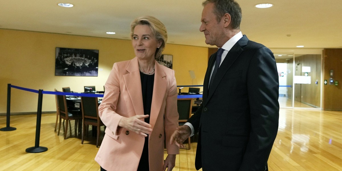 Tusk ma dziś spotkać się z Ursulą von der Leyen.