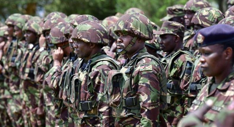 Kenya soldiers