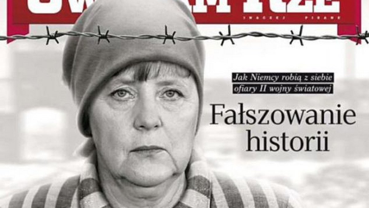 Brytyjskie media piszą o najnowszej okładce tygodnika "Uważam Rze", na której pokazano niemiecką kanclerz Angelę Merkel w przebraniu więźniarki obozu koncentracyjnego. "To zdjęcie zintensyfikowało wojnę dyplomatyczną między Polską i Niemcami" - ocenia "Daily Mail".