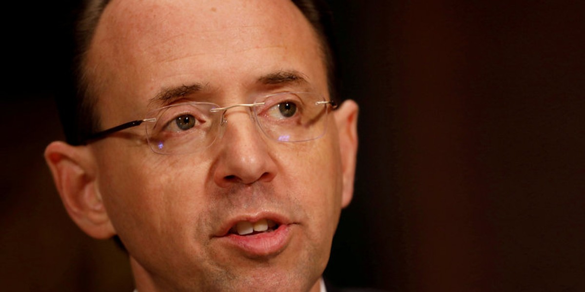 'He was a role model': The deputy attorney general just released his first official comments about Comey's firing