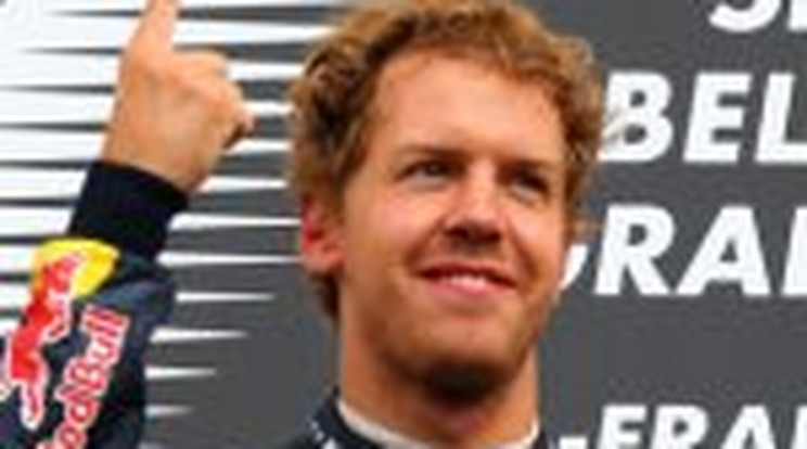 Védjegy lett Vettel ünneplése