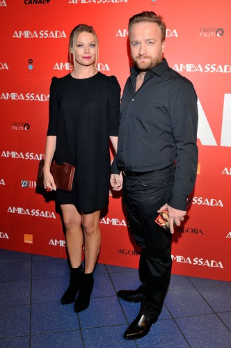 Tamara Arciuch i Bartek Kasprzykowski na premierze filmu 'AmbaSSada'