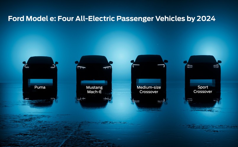 Ford wprowadzi 9 samochodów elektrycznych