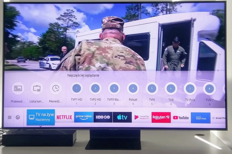 Tizen OS - interfejs smart tv