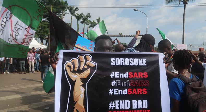 Twitter played a key role in Nigeria's #EndSARS protests last year, which called for the abolition of a brutal police unit.
