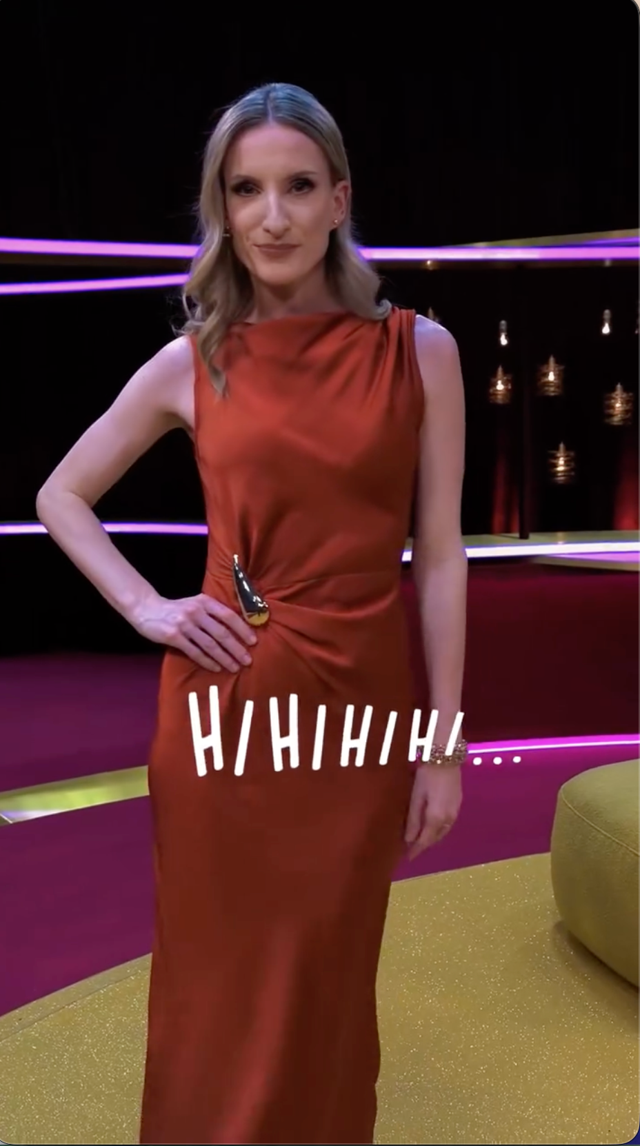 Moderátorka Adela Vinczeová.