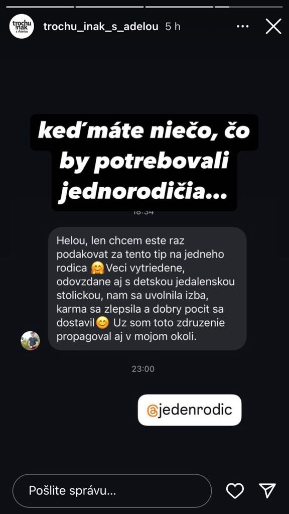 Hneď využila situáciu a neziskovú organizáciu spropagovala znova.