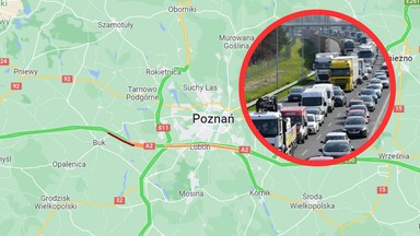 Duże utrudnienia na autostradzie A2. Kierowcy stoją w 10-kilometrowym korku