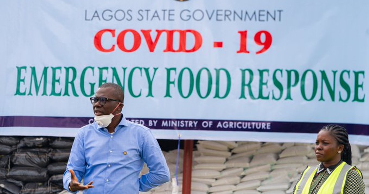 Sanwo-Olu: 'We'll be bringing food to you, Lagosians, just stay at ...