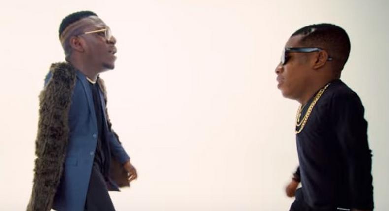 Base One and Small Doctor in 'Gbefun' video