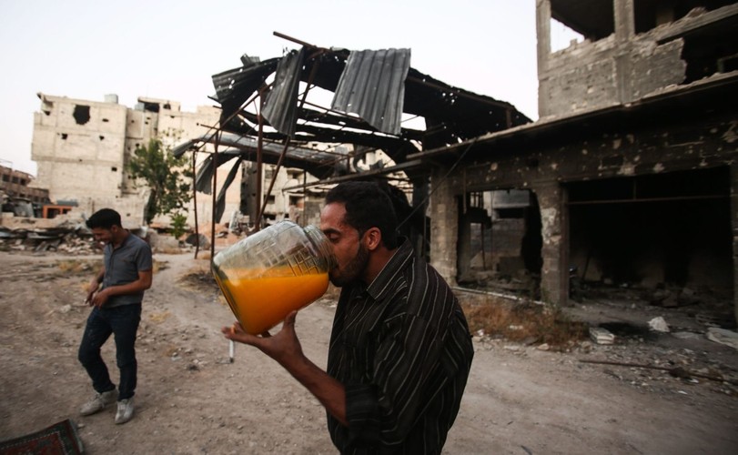 SYRIA. RAMADAN NA GRUZACH DAMASZKU