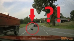 Szokujące nagranie z kamerki samochodowej. Scena jak z horroru