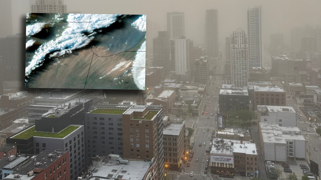 Burza piaskowa nawiedziła Chicago. Sieć obiegło niezwykłe nagranie z kosmosu