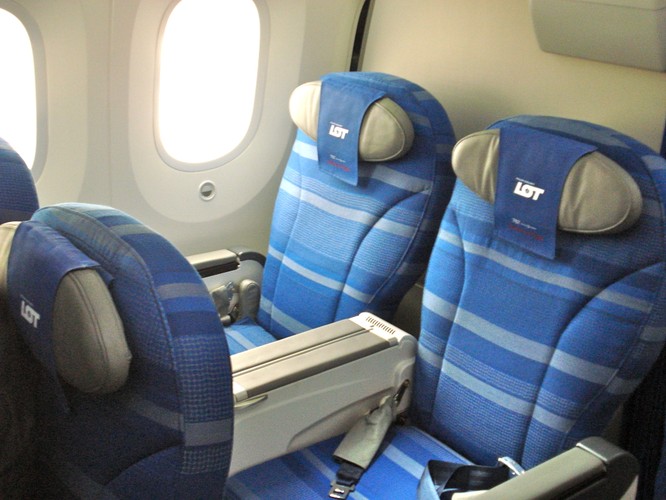 Fotele w klasie premium economy