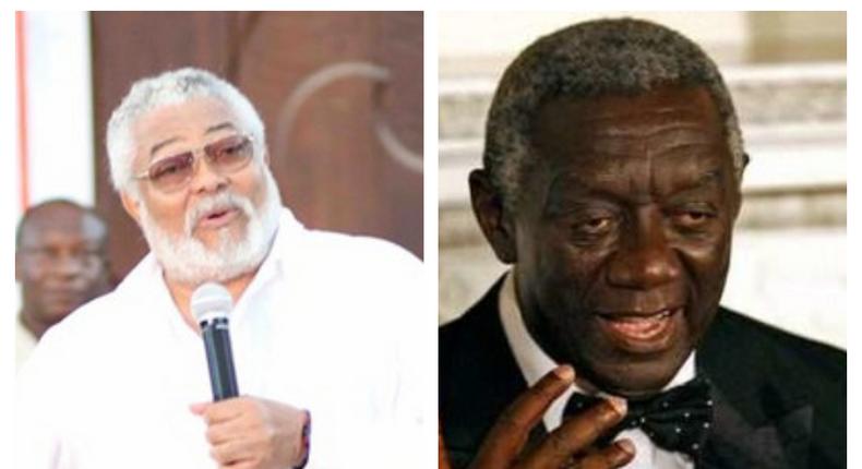 Former Presidents Jerry John Rawlings and John Agyekum Kufuor