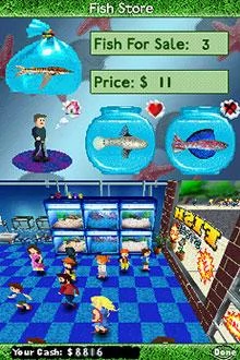 Screen z gry "Fish Tycoon"