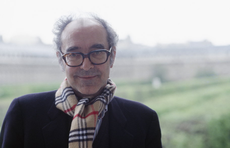  Jean Luc Godard w 1990 r.