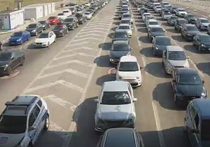 Gužve na graničnom prelazu Preševo