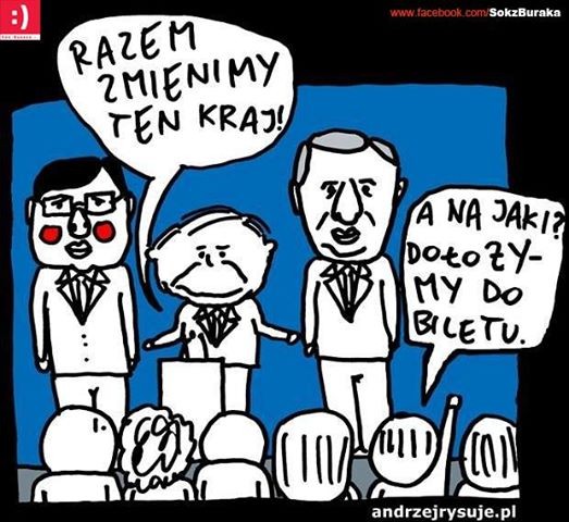 mem o marszu PiS z 13 grudnia / andrzejrysuje.pl