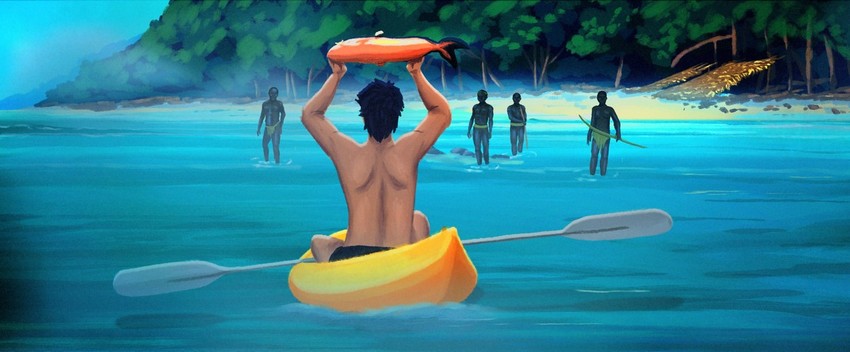 Ilustracija iz filma "Misija"