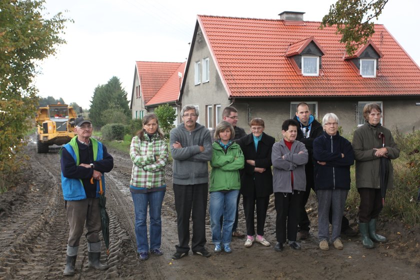 Grupa mieszkańców ul. Sąsiedzkiej w Gdańsku