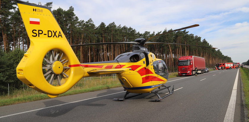 Groźny wypadek w Wielkopolsce. 7 osób rannych, w tym dzieci