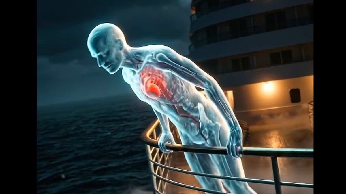 Pad sa kruzera - simulacija