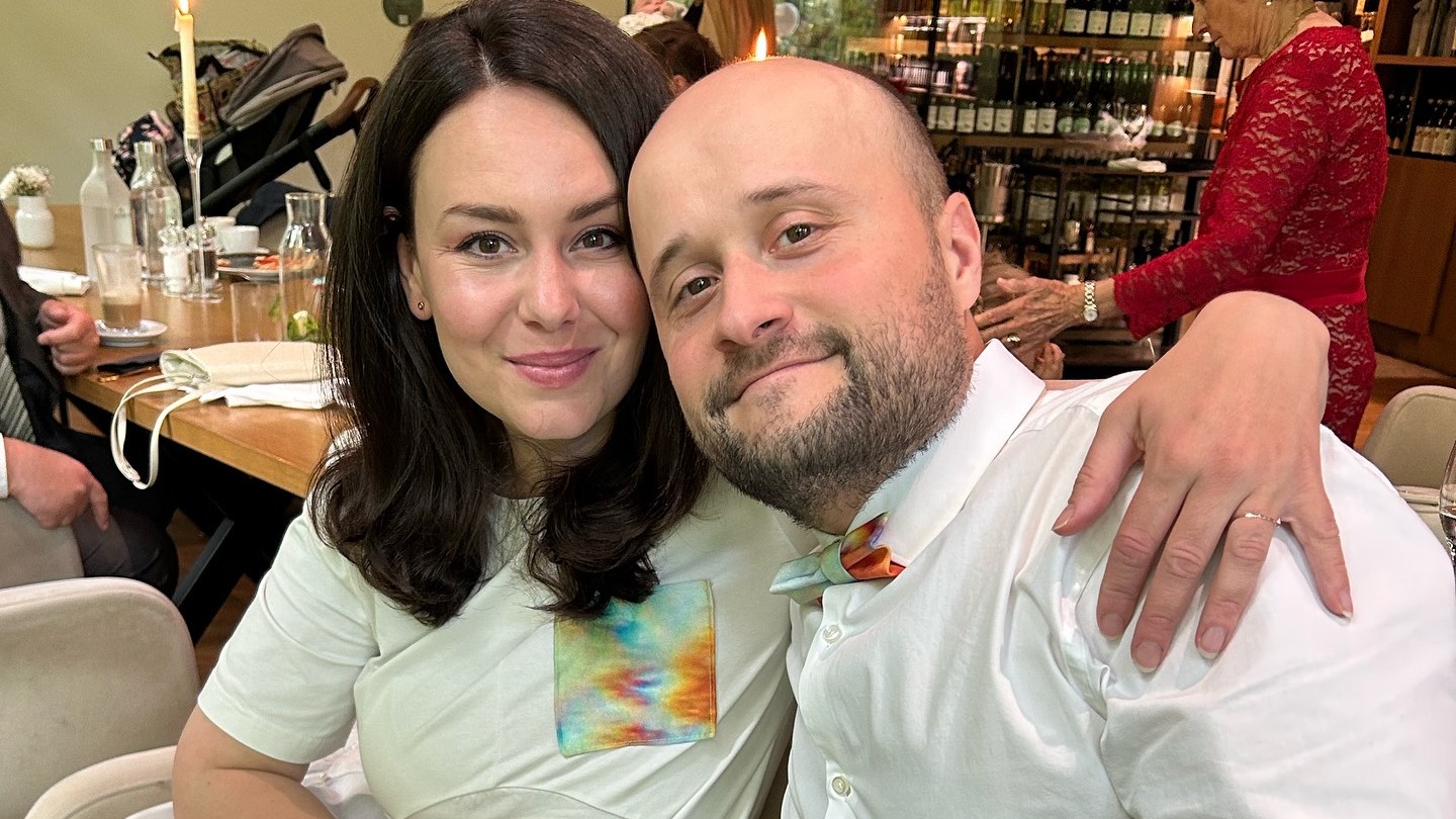 Herečka Dominika Fischer a jej manžel Daniel Fischer.