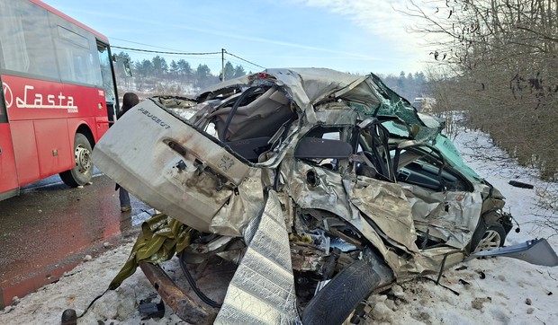 Boleč, jedna od šest današnjih saobraćajnih nesreća