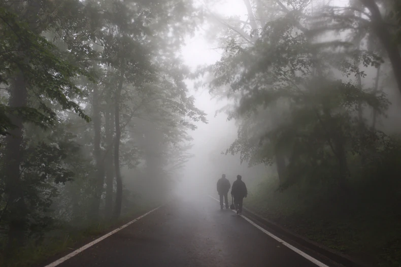 Na Avali je jutros bilo toliko magle da se nije video prst pred okom