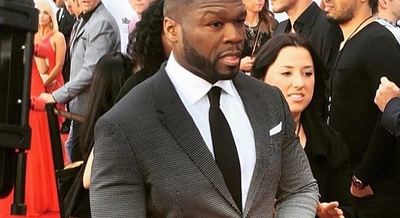 50 Cent at the awards ceremony