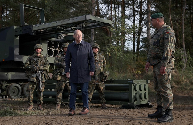 Ćwiczenia Bundeswehry na poligonie w Niemczech, 2022 r.