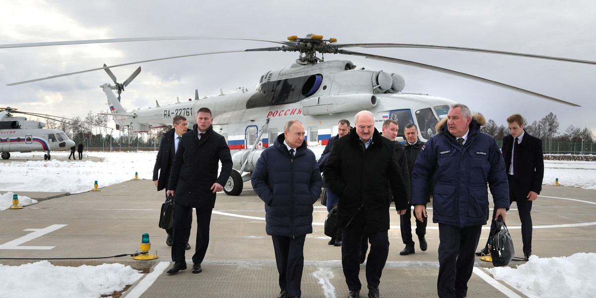 Prezydent Rosji Władimir Putin spotkał się z przywódcą Białorusi Alaksandrem Łukaszenką. 