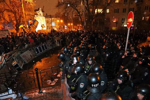 Ukraina demonstracje protesty Kijów