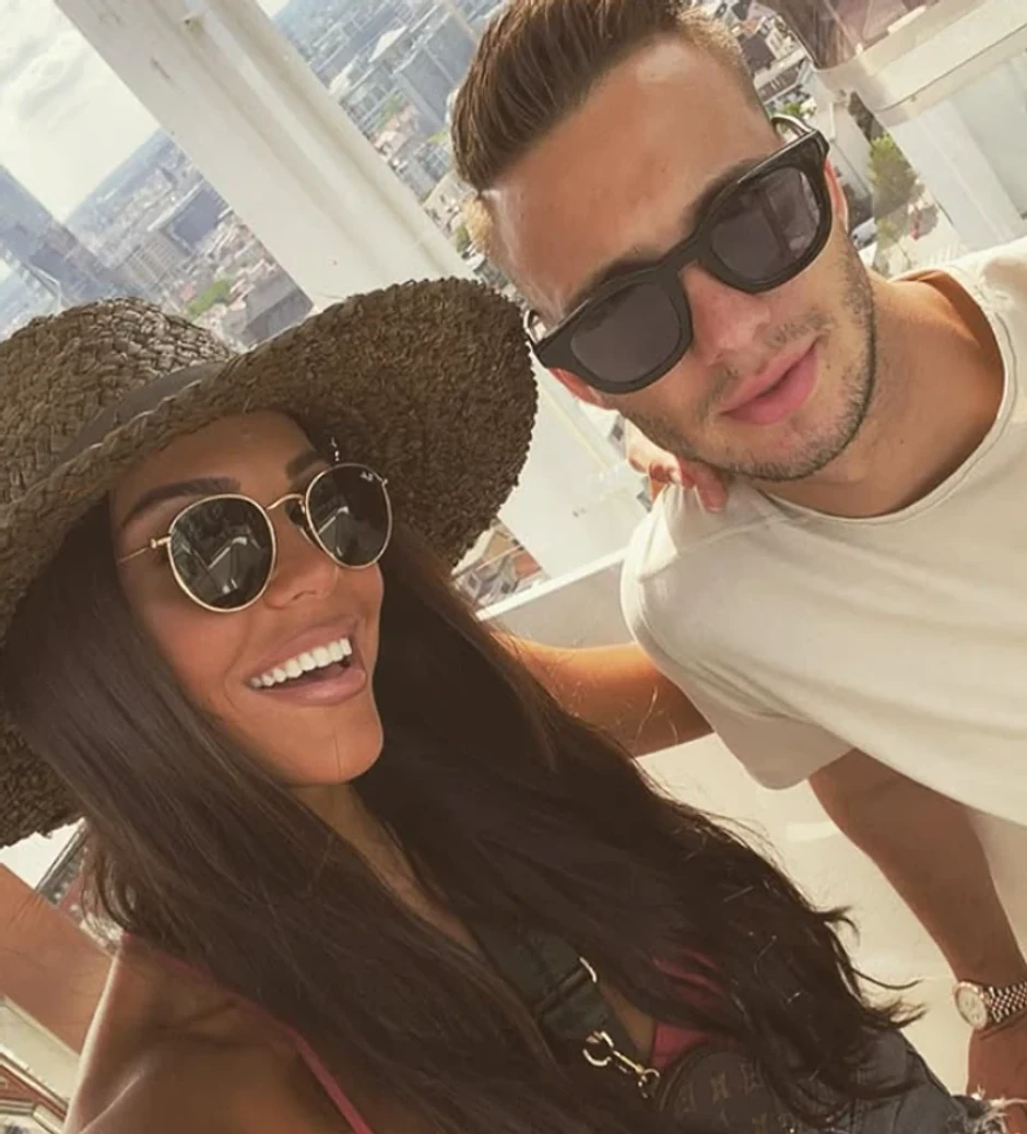 Luka Adžić sa suprugom