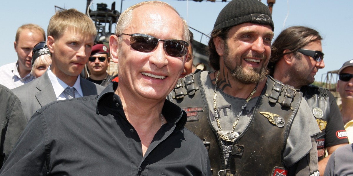 putin motocykl harley