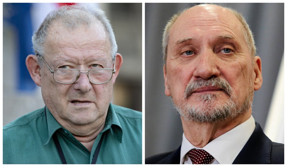 Adam Michnik i Antoni Macierewicz