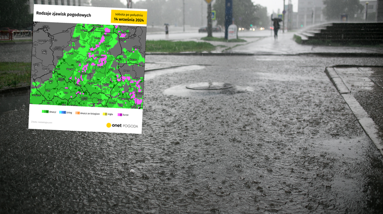 Nad Morzem Śródziemnym doszło do cyklogenezy. Polska utonie w deszczu (screen: meteologix.com)