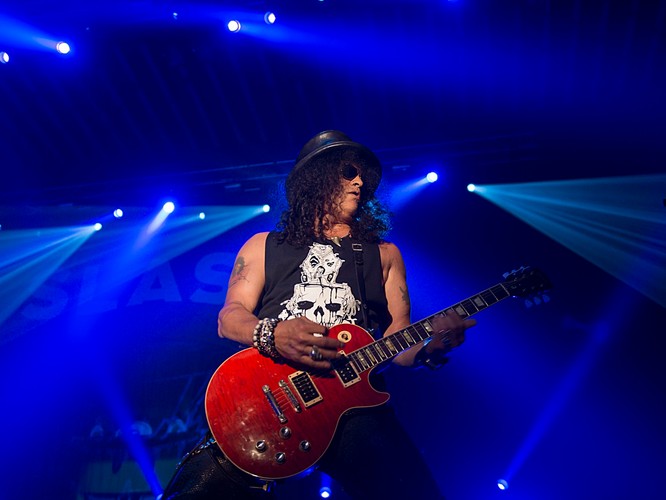 Slash na jedynym koncercie w Polsce