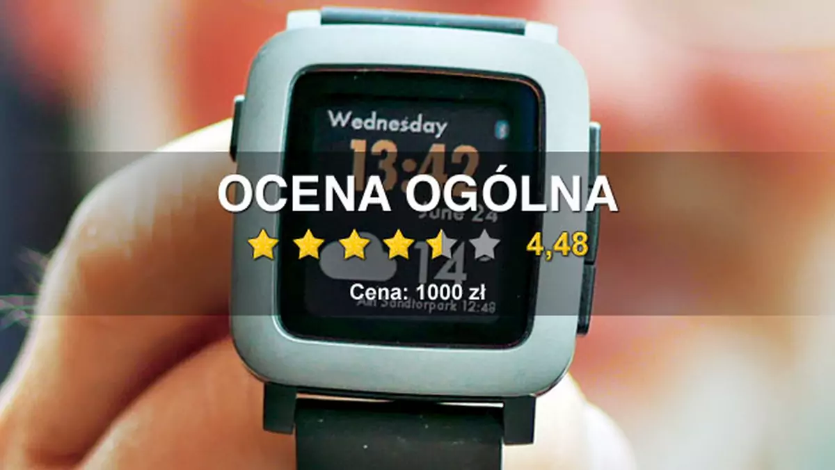 Nadszedł czas na kolor - test smartwatcha Pebble Time