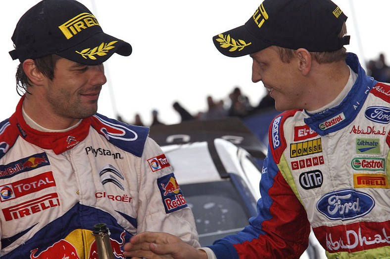 Rajd Wielkiej Brytanii 2009: mistrz świata Loeb w akcji - fotogaleria Rallyworld©Willy Weyens