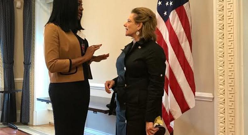 Sandra Ankobiah visits The White House