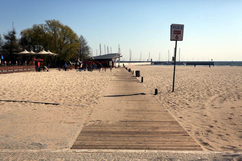 plaża w Gdyni