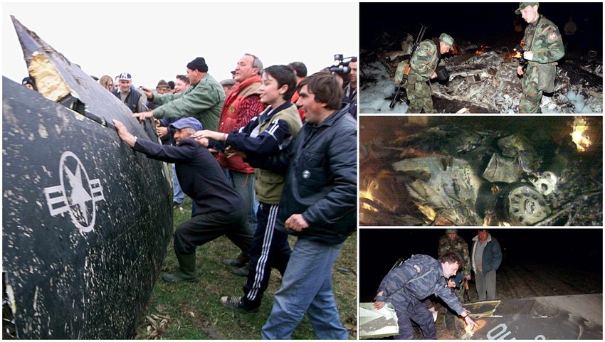 Pad "nevidljivog" američkog aviona bila je udarna vest u svim svetskim medijima