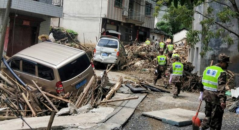 Typhoon Lekima hit the Chinese provinces of Zhejiang, Shandong and Anhui over the weekend, forcing more than two million residents to flee