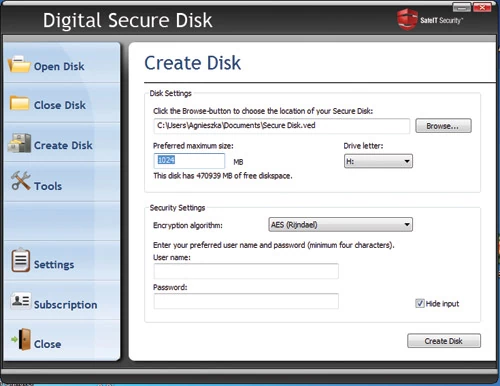 Digital Secure Disk 1.7