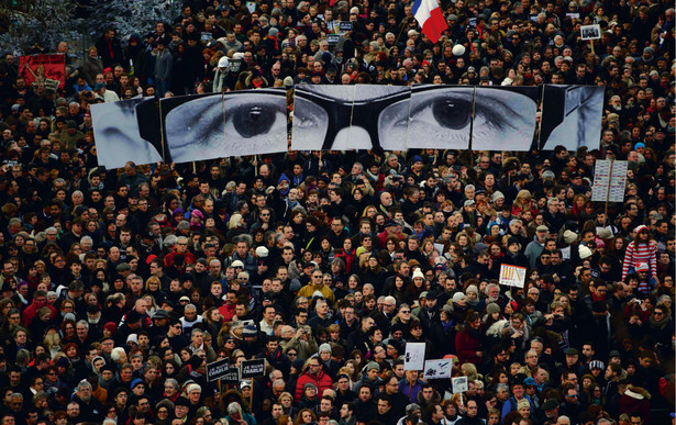 Po zamachu na redakcję „Charlie Hebdo” na ulice francuskich miast wyszły miliony ludzi